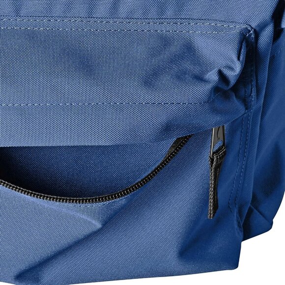 🆕 Men Blue Classic School Lightweight Durable Featuring Adjustable Top Backpack - Picture 7 of 7